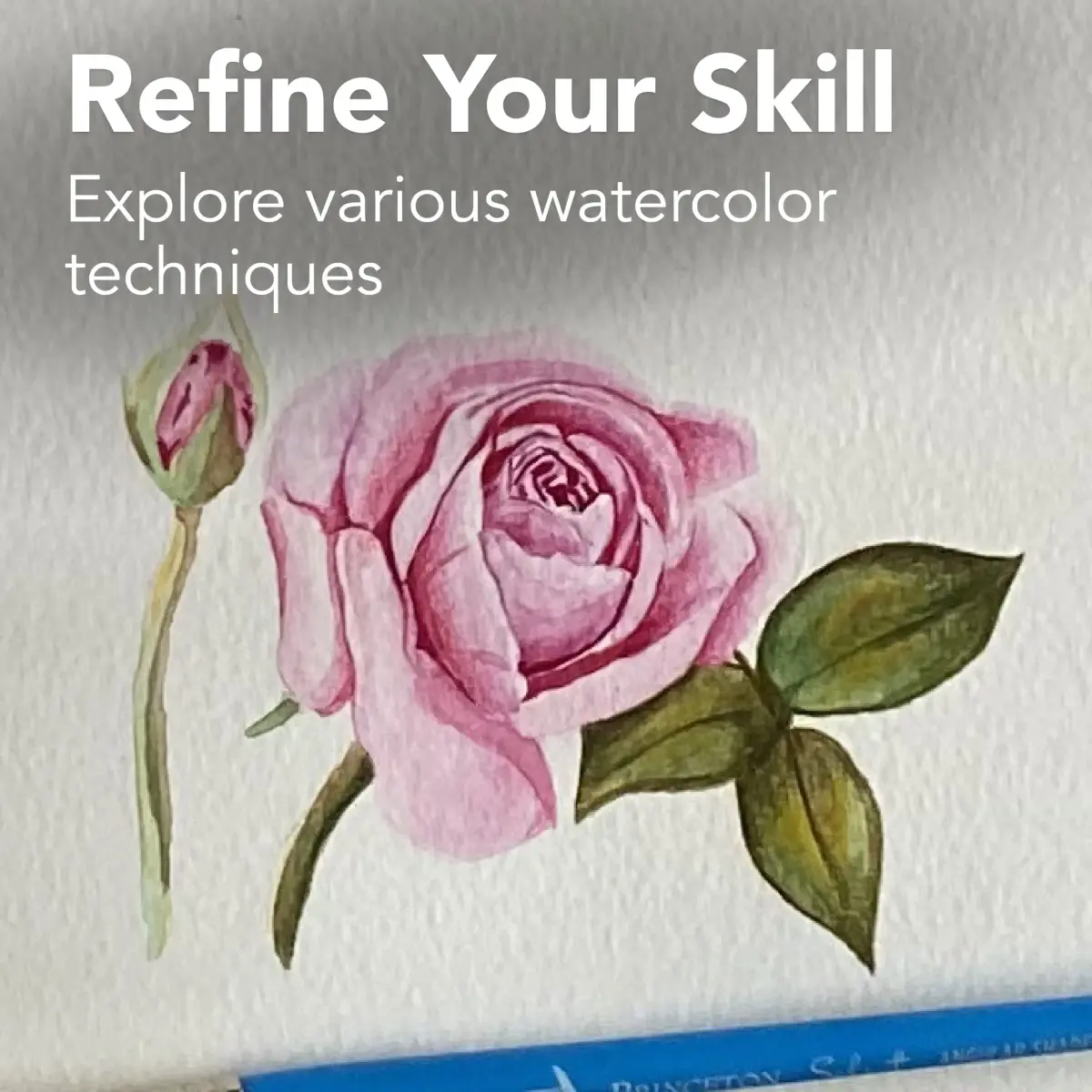 Canson XL Series Watercolor Pad 9x12 inch (22.86x30.6 cm) | Cold Press Textured Paper for Mixed Media - view 5