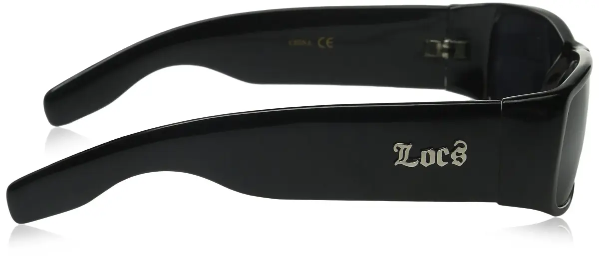 Locs 9006 Hardcore Gangster Sunglasses - Original Black | UV400 Protection - view 3