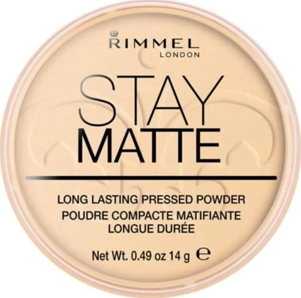 Rimmel Stay Matte Pressed Powder 0.49oz | High Coverage, Shine Control, Humidity-Proof - main product image