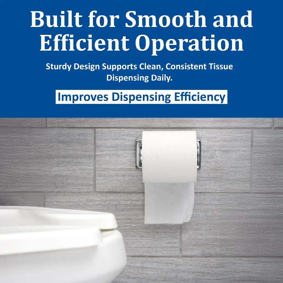 San Jamar SANR200XC Locking Toilet Tissue Dispenser, Plastic, 1 Count | Commercial Restroom Essential - view 5
