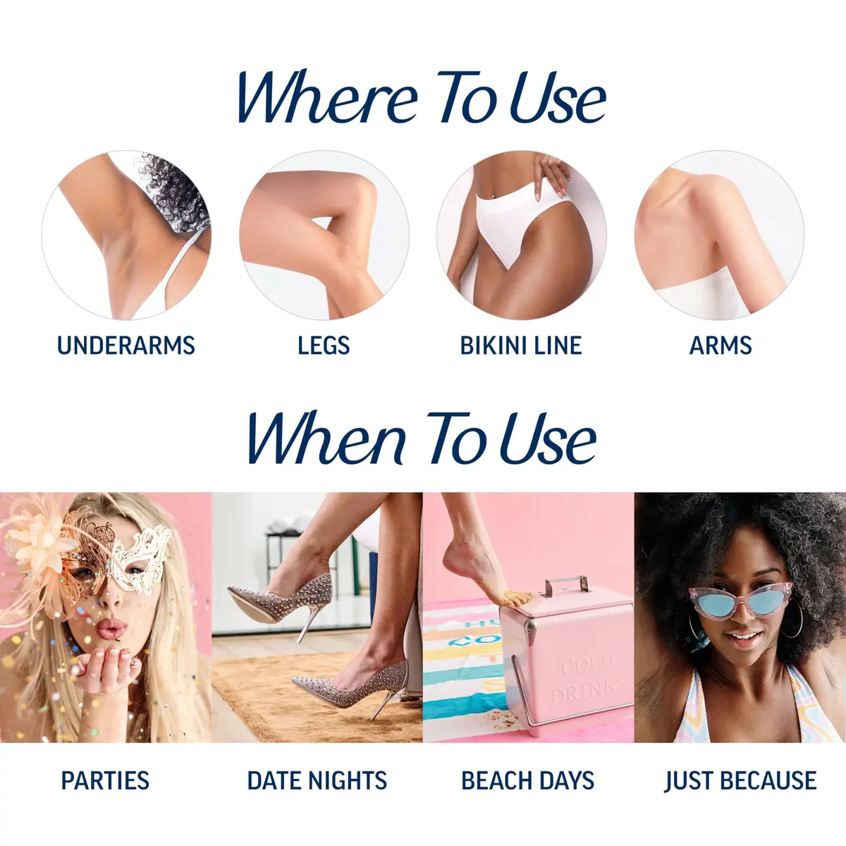 Veet Wax Strips Kit for Women, Body Hair Removal, 40 Strips + 4 Wipes | Effortless, Salon-Quality Results in Home - view 3