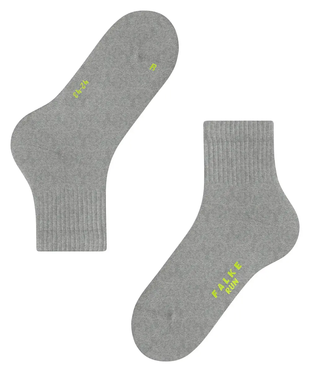 FALKE Unisex Run Socks, Light Cushion, Breathable Cotton, Grey (Light Grey 3400), UK 2.5-16 | Sporty, Lightweight, Skin-Friendly - view 5