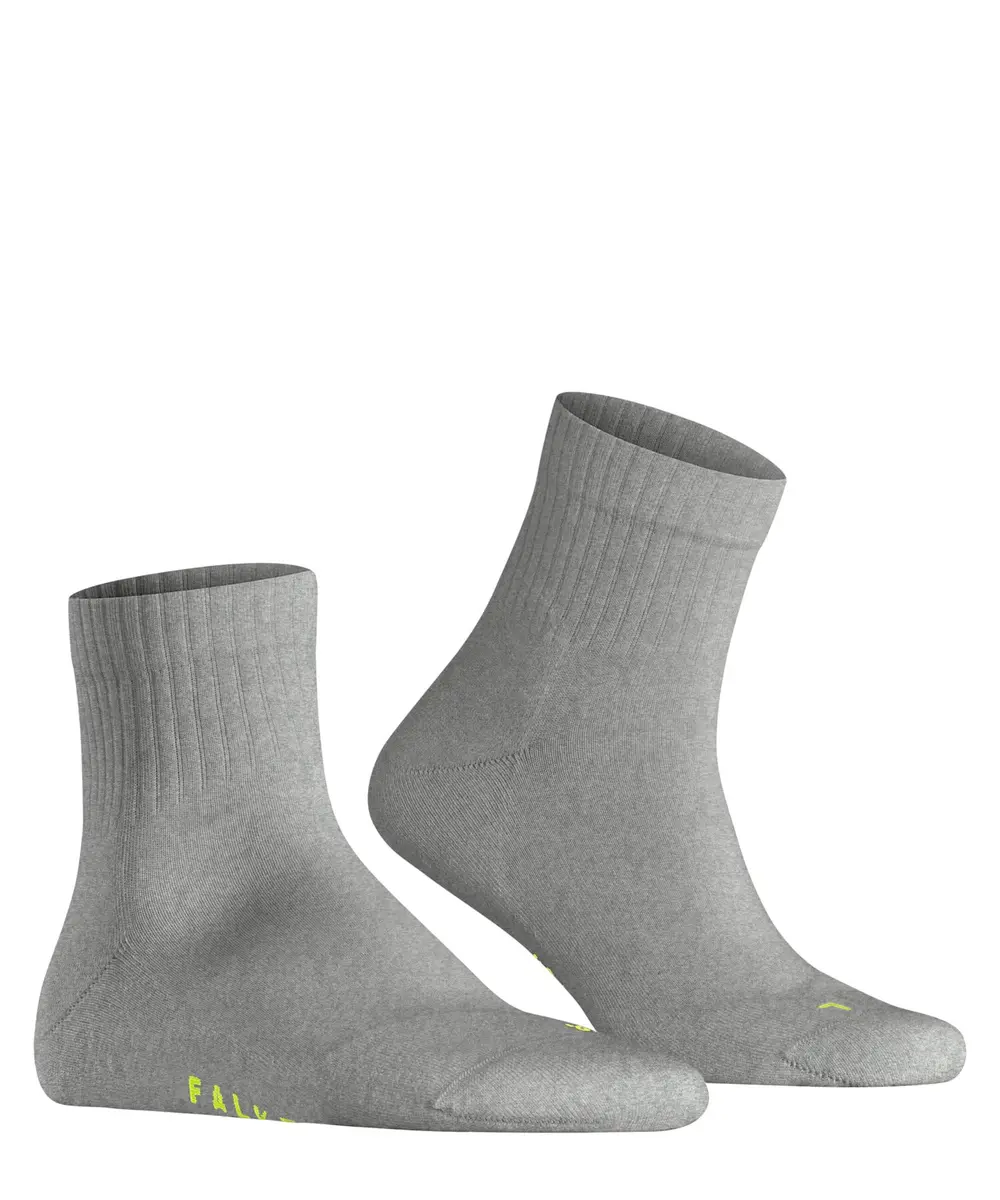 FALKE Unisex Run Socks, Light Cushion, Breathable Cotton, Grey (Light Grey 3400), UK 2.5-16 | Sporty, Lightweight, Skin-Friendly - view 3