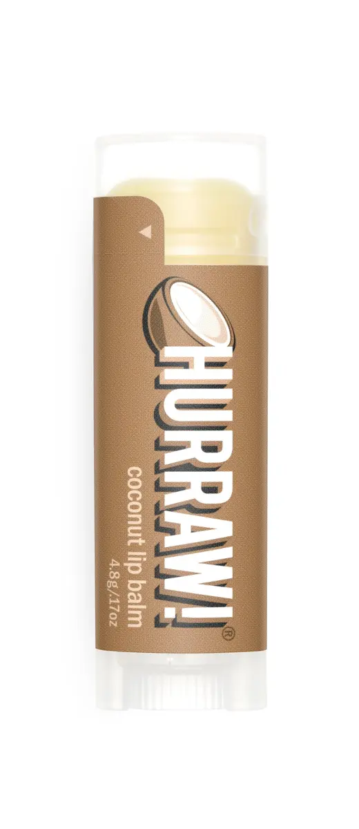 Hurraw! Coconut Lip Balm 4.8g | Organic, Vegan & Cruelty-Free, Made in USA - main product image