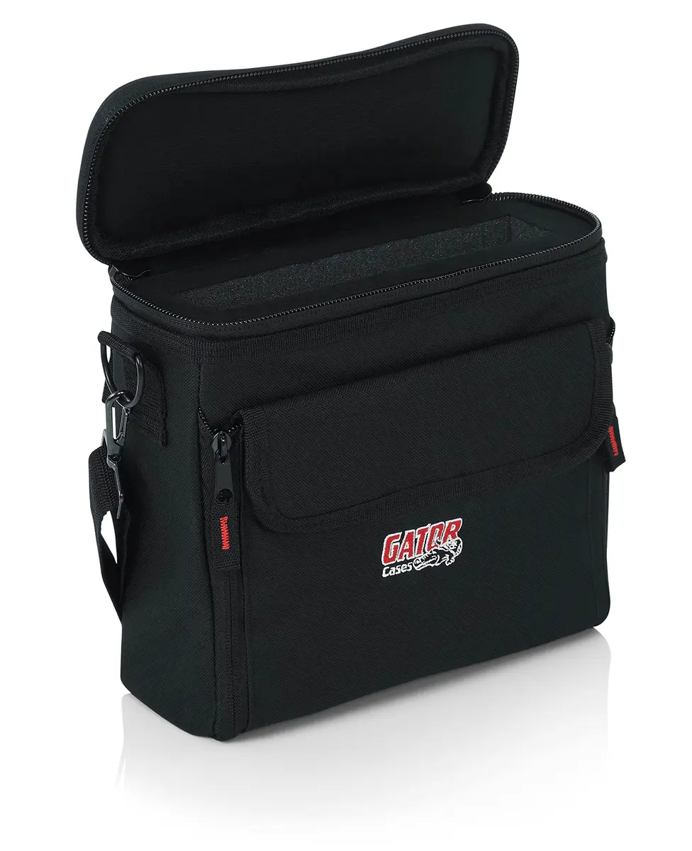 Gator Cases Lightweight Carrying Case for In-Ear Monitoring Systems (G-IN EAR SYSTEM) | Rugged Nylon, Padded, Black - view 2
