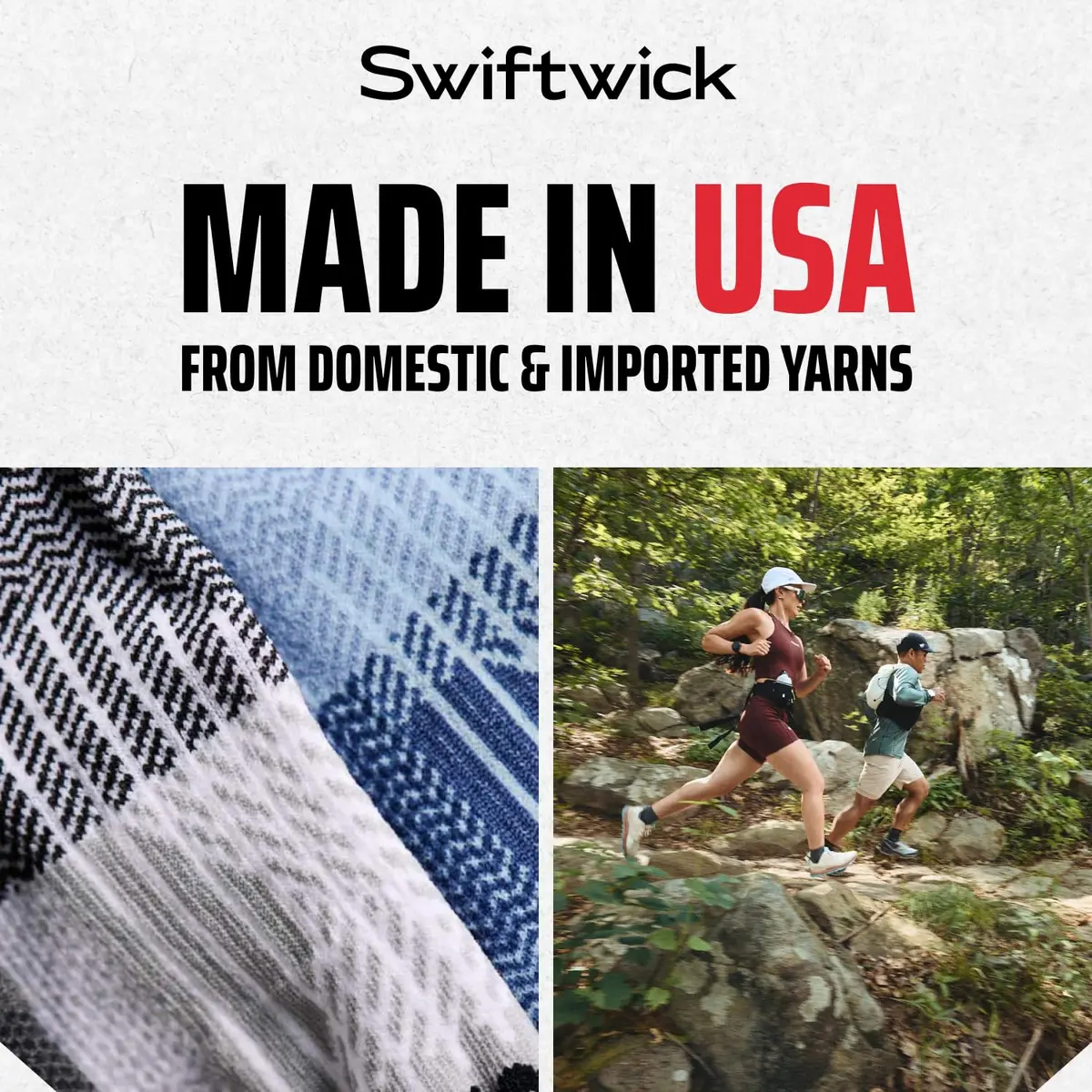 Swiftwick PERFORMANCE ONE Running & Golf Socks, White, Large | Moisture-Wicking, Medium Cushion, USA Design - view 9