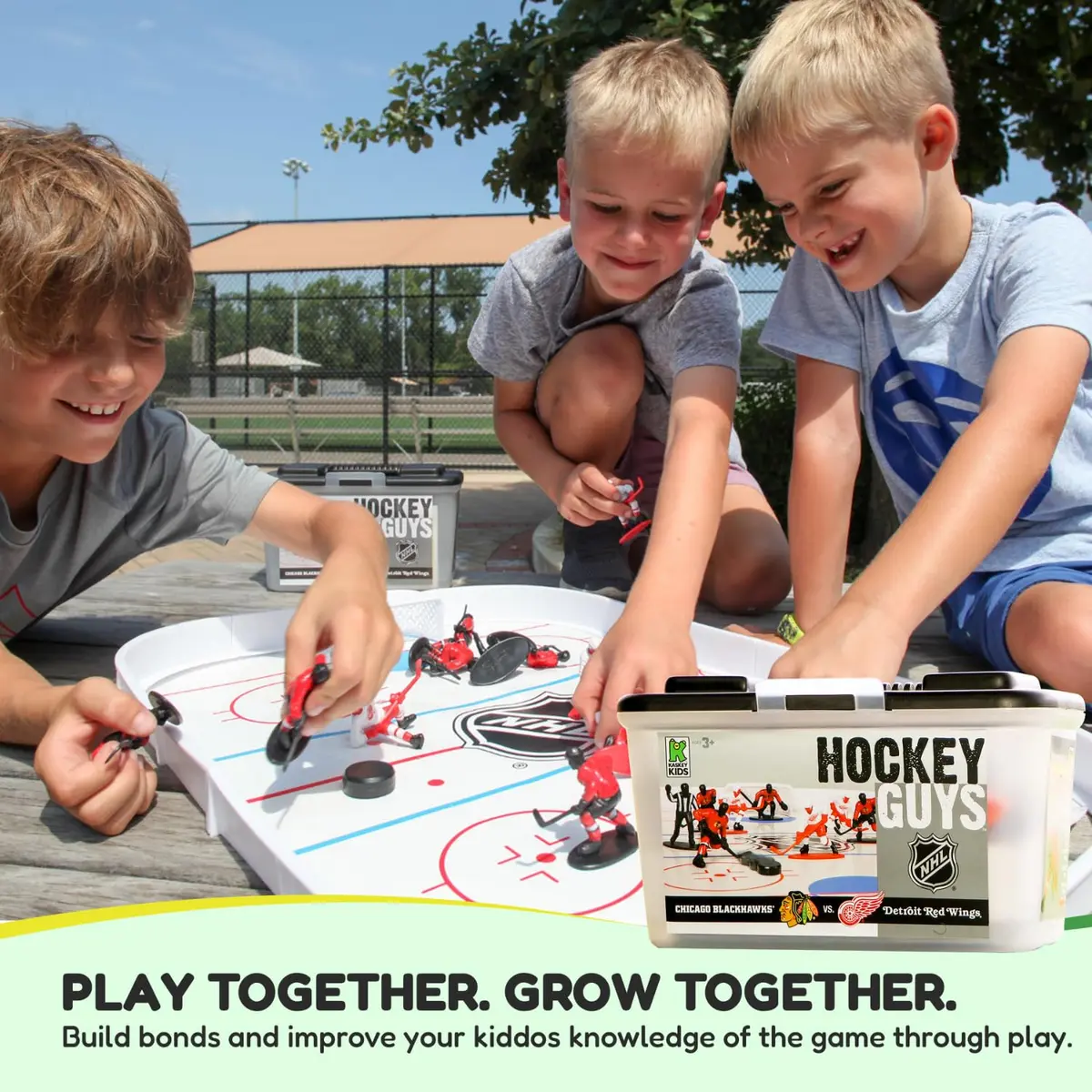 Kaskey Kids NHL Hockey Guys, Blackhawks vs. Red Wings | Action Figures for Imaginative Play, Ages 3+ - view 4