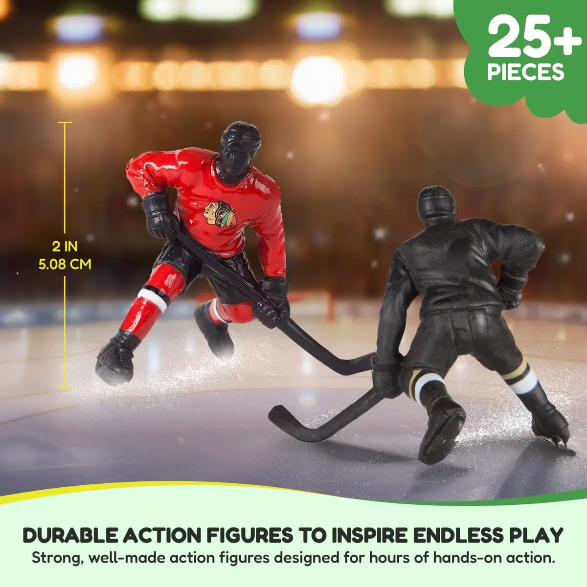 Kaskey Kids NHL Hockey Guys, Blackhawks vs. Red Wings | Action Figures for Imaginative Play, Ages 3+ - view 5