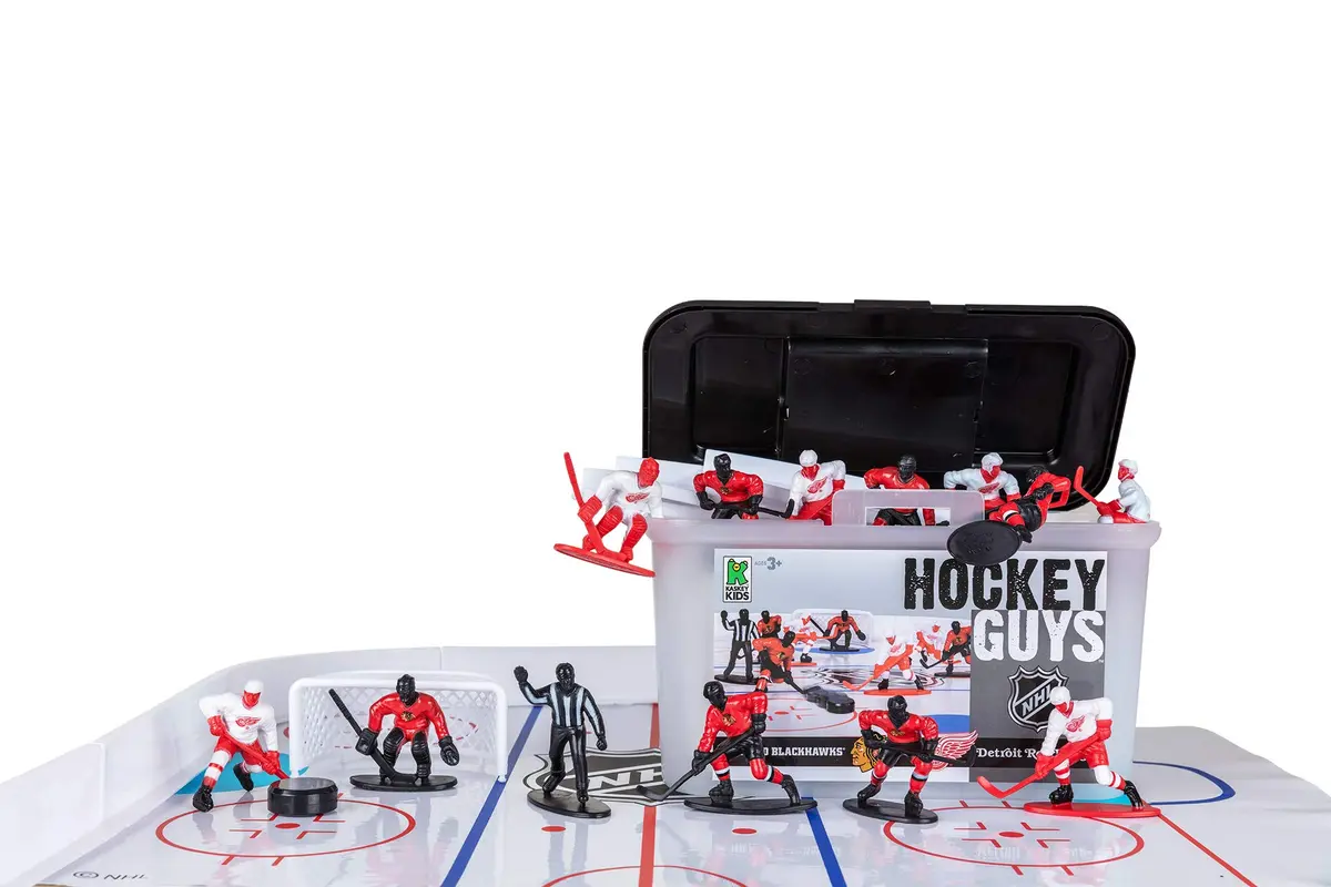 Kaskey Kids NHL Hockey Guys, Blackhawks vs. Red Wings | Action Figures for Imaginative Play, Ages 3+ - main product image