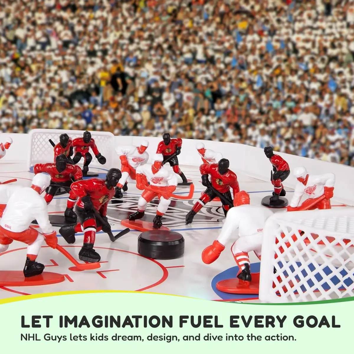Kaskey Kids NHL Hockey Guys, Blackhawks vs. Red Wings | Action Figures for Imaginative Play, Ages 3+ - view 8