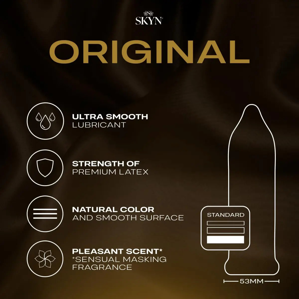 SKYN Original Polyisoprene Condoms 12 Count | Latex-Free, Lubricated, Comfortable Fit - view 3