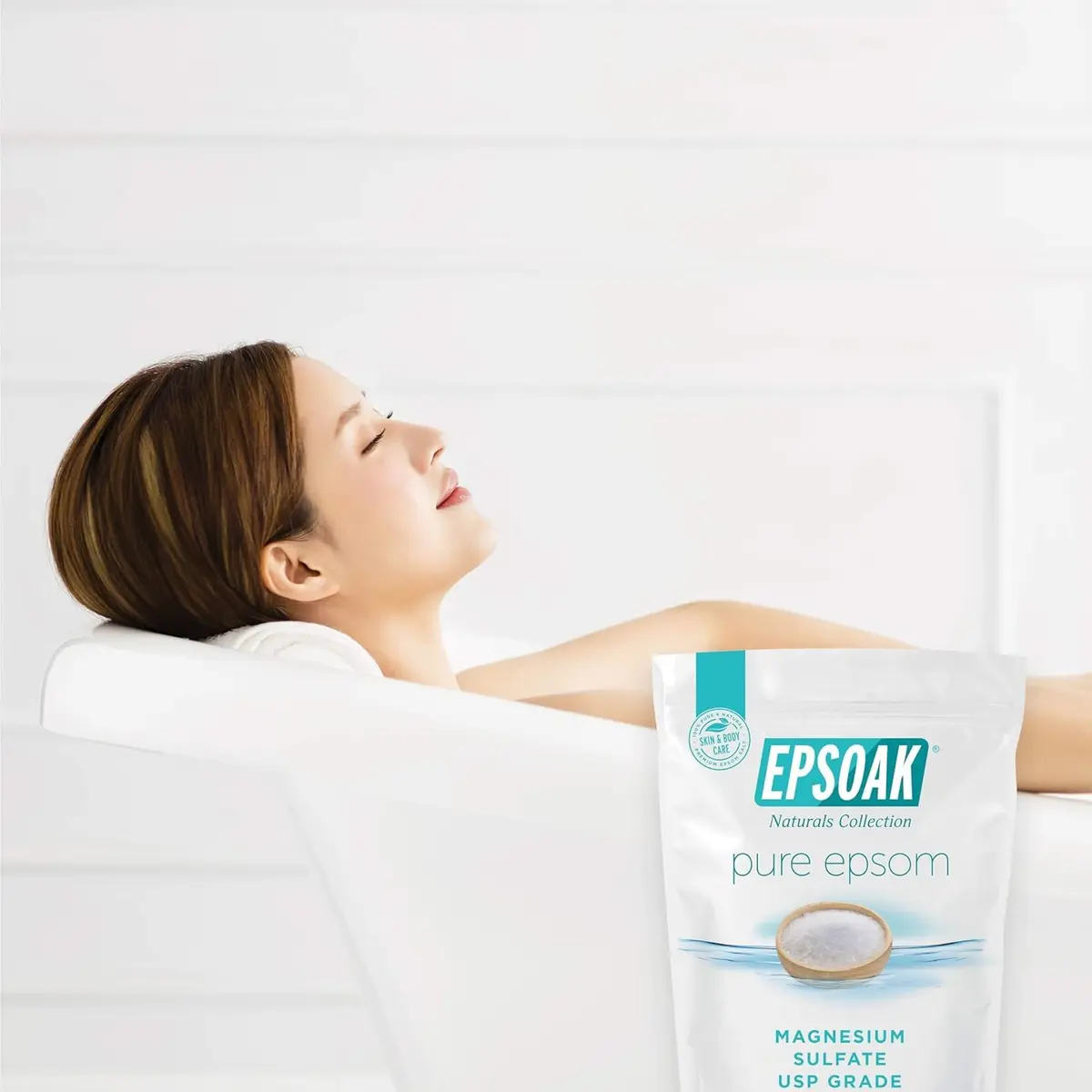 Epsoak Epsom Salt 5 lb (2.27 kg) Magnesium Sulfate USP Bath Salts | Cruelty-Free Certified - view 5