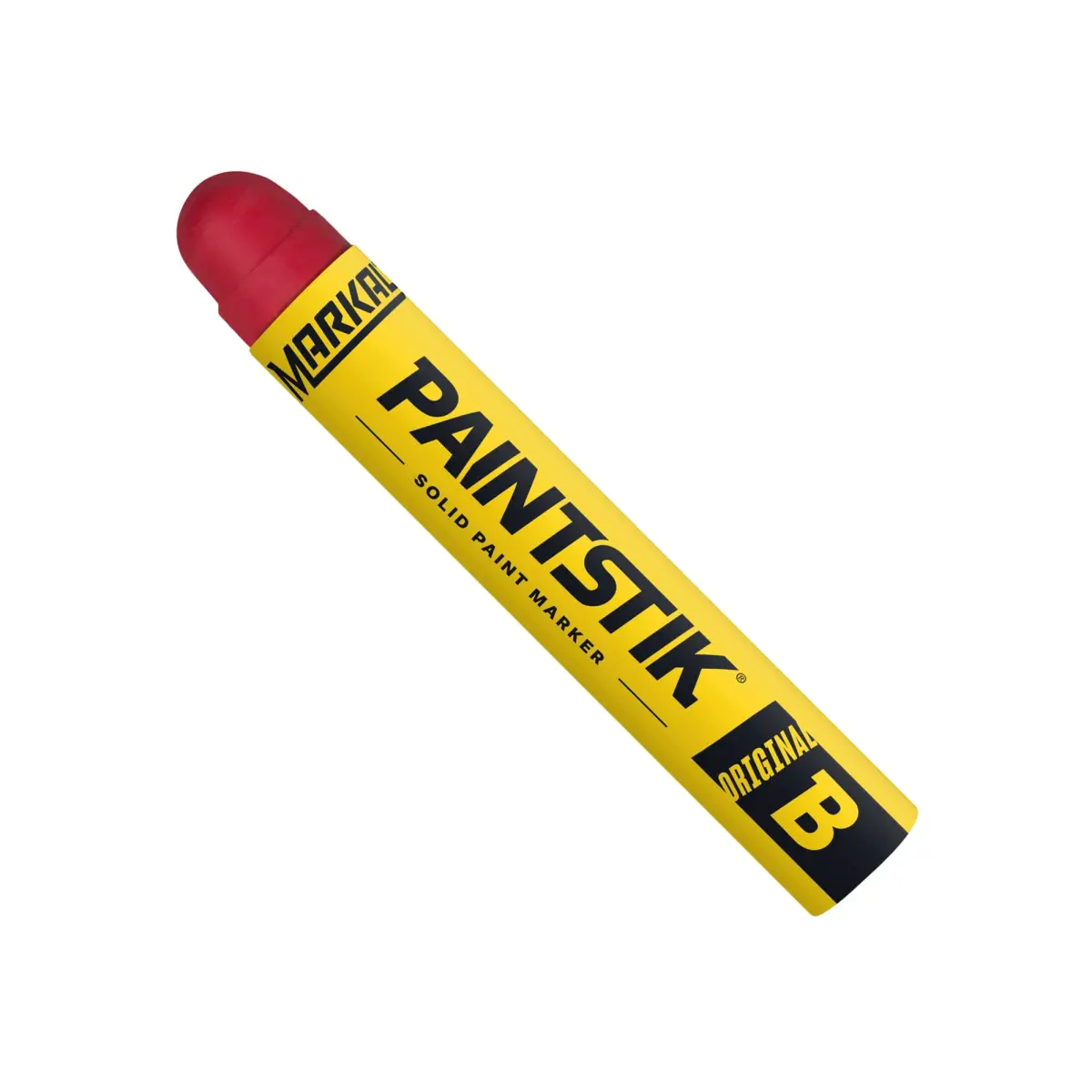 Markal 80222 B Paintstik Solid Paint Marker, Red (12-Pack) | Marks on Rough, Rusty, or Dirty Surfaces - view 3