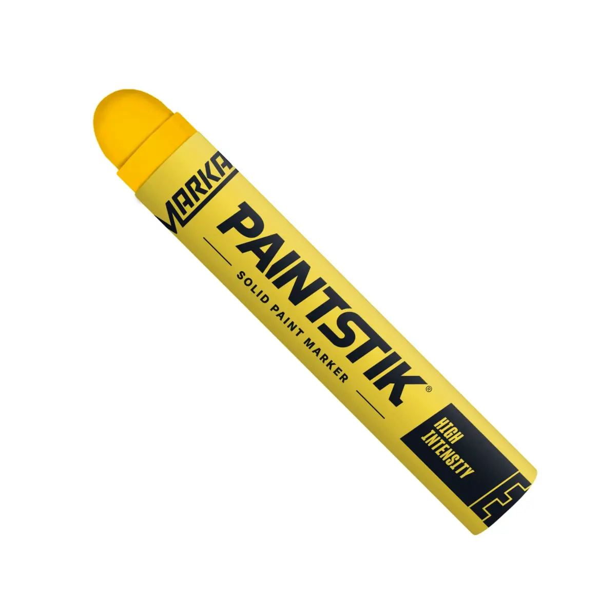 Markal High-Intensity Yellow Paintstik Marker 12-Pack | Durable Weather & UV-Resistant Marks - main product image