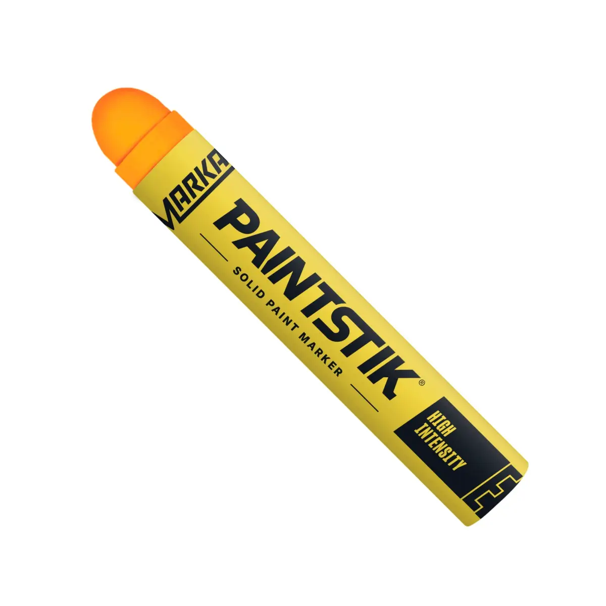 Markal Orange Paintstik Solid Marker 12 Pk | High-Intensity, Fast-Drying, All-Surface Industrial Marker - main product image