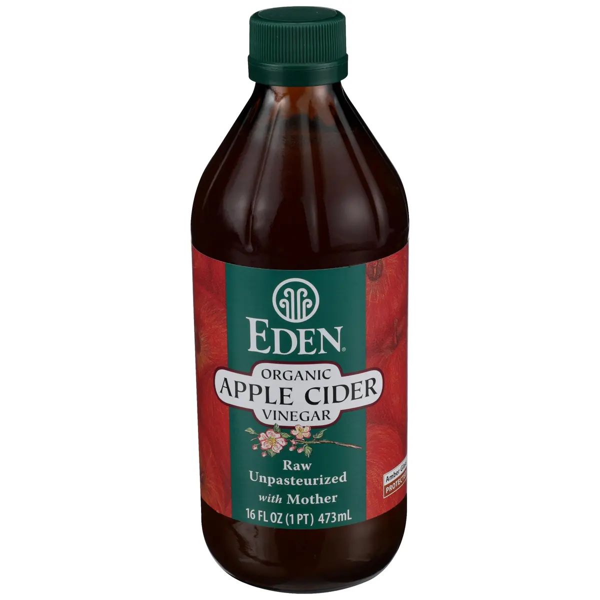 Eden Organic Apple Cider Vinegar Raw Unpasteurized with Mother 473ml (16 Fl Oz) | Fermented with The Mother - view 4