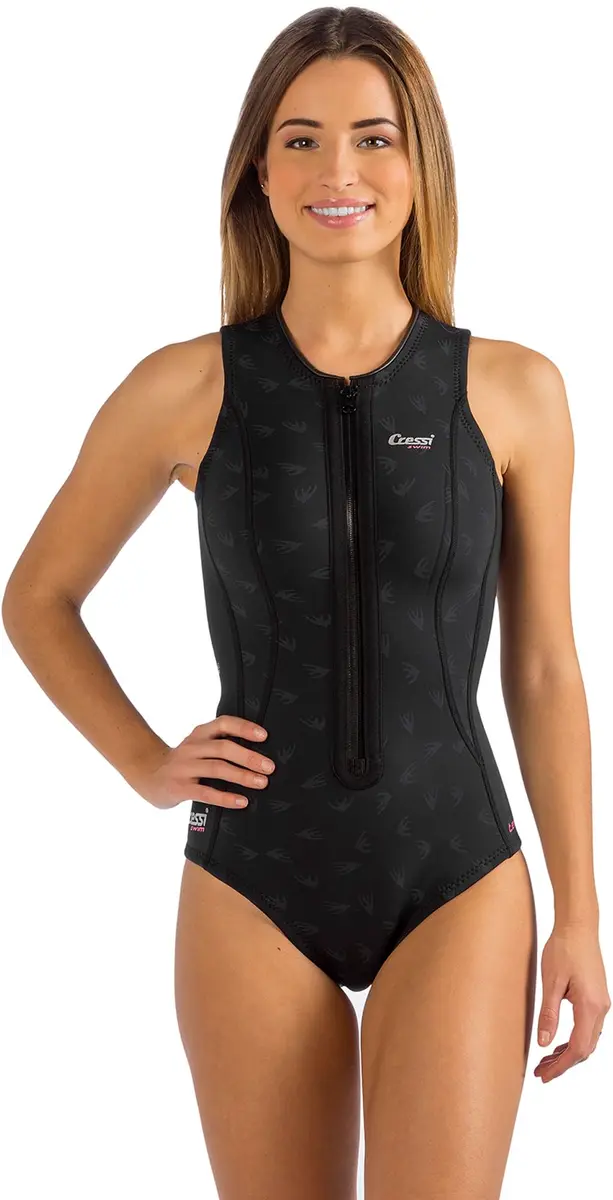 CRESSI Termico Lady, Black, S | 2mm Neoprene Wetsuit for Water Sports - view 4