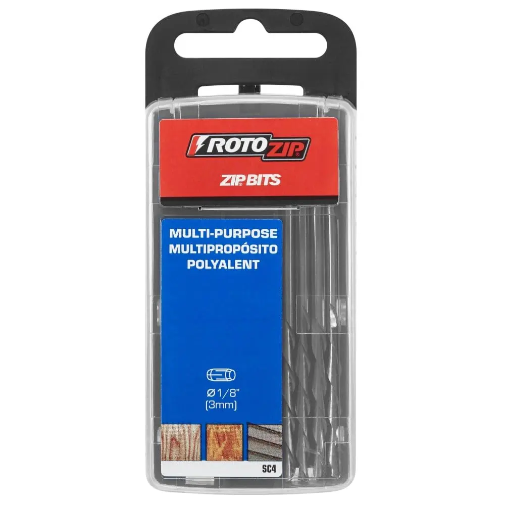 RotoZip SC4 1/8-Inch Zip Bit for Wood and Plastic | Durable High Speed Steel (70-120c) - view 2