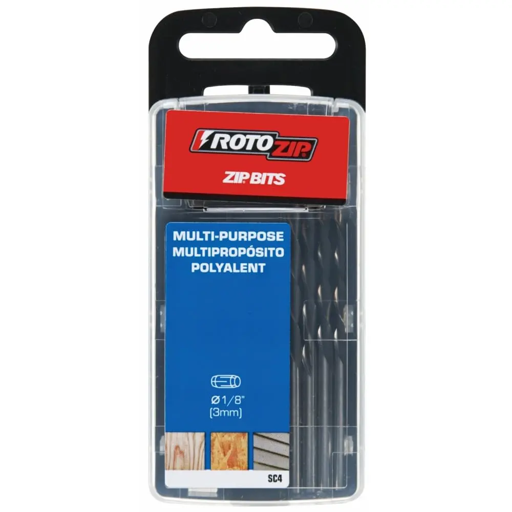 RotoZip SC4 1/8-Inch Zip Bit for Wood and Plastic | Durable High Speed Steel (70-120c) - view 3