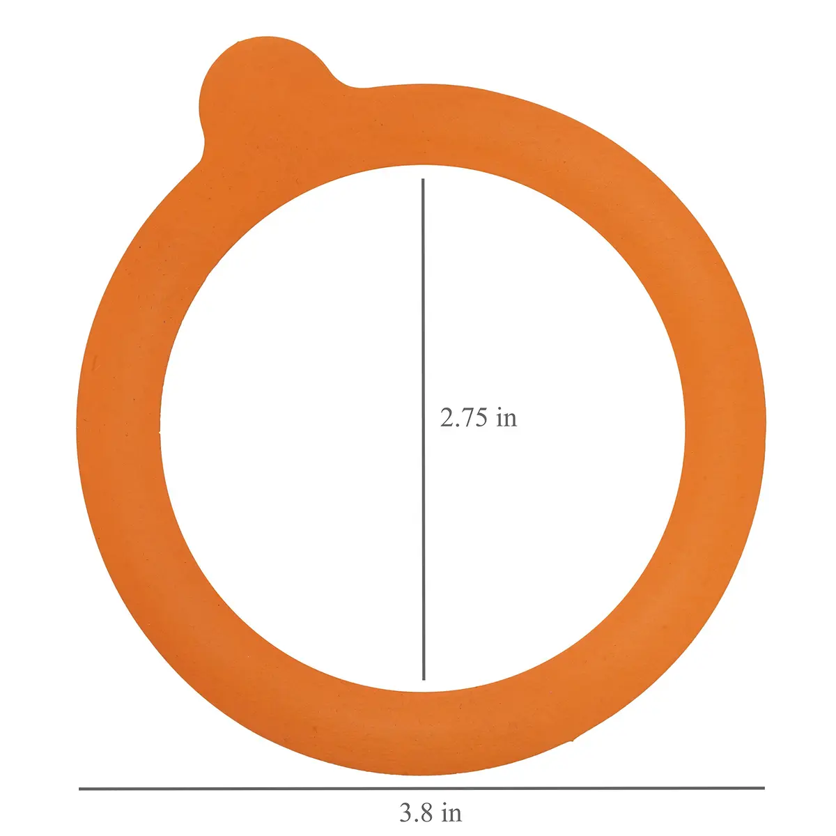 Kilner Orange Rubber Seals for Canning Jars | 6-Pack, 97mm Outer Diameter - view 3
