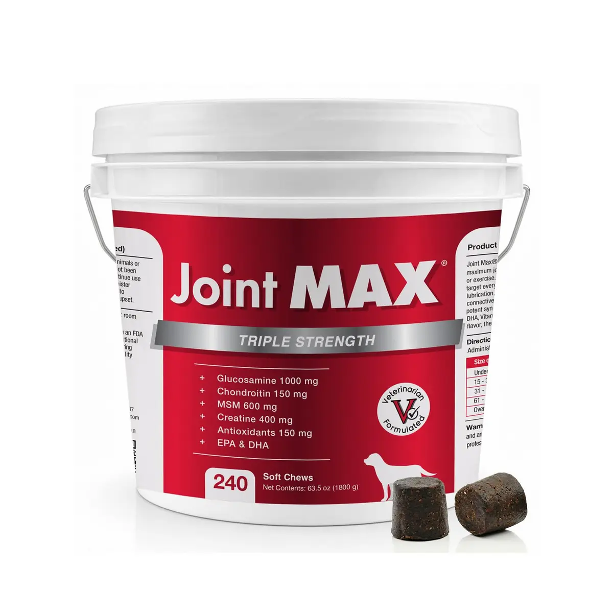 Joint Max Triple Strength Soft Chews for Dogs | Supports Joint & Cartilage Health in Aging & Active Dogs - main product image