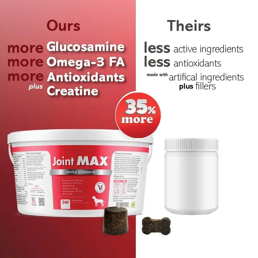 Joint Max Triple Strength Soft Chews for Dogs | Supports Joint & Cartilage Health in Aging & Active Dogs - view 4