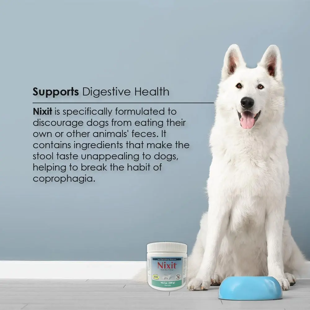 Pet Health Solutions Nixit Anti-Coprophagy Supplement Granules 10.5 oz | Deters Stool Eating with Natural Fish & Chicken Liver Flavors - view 7