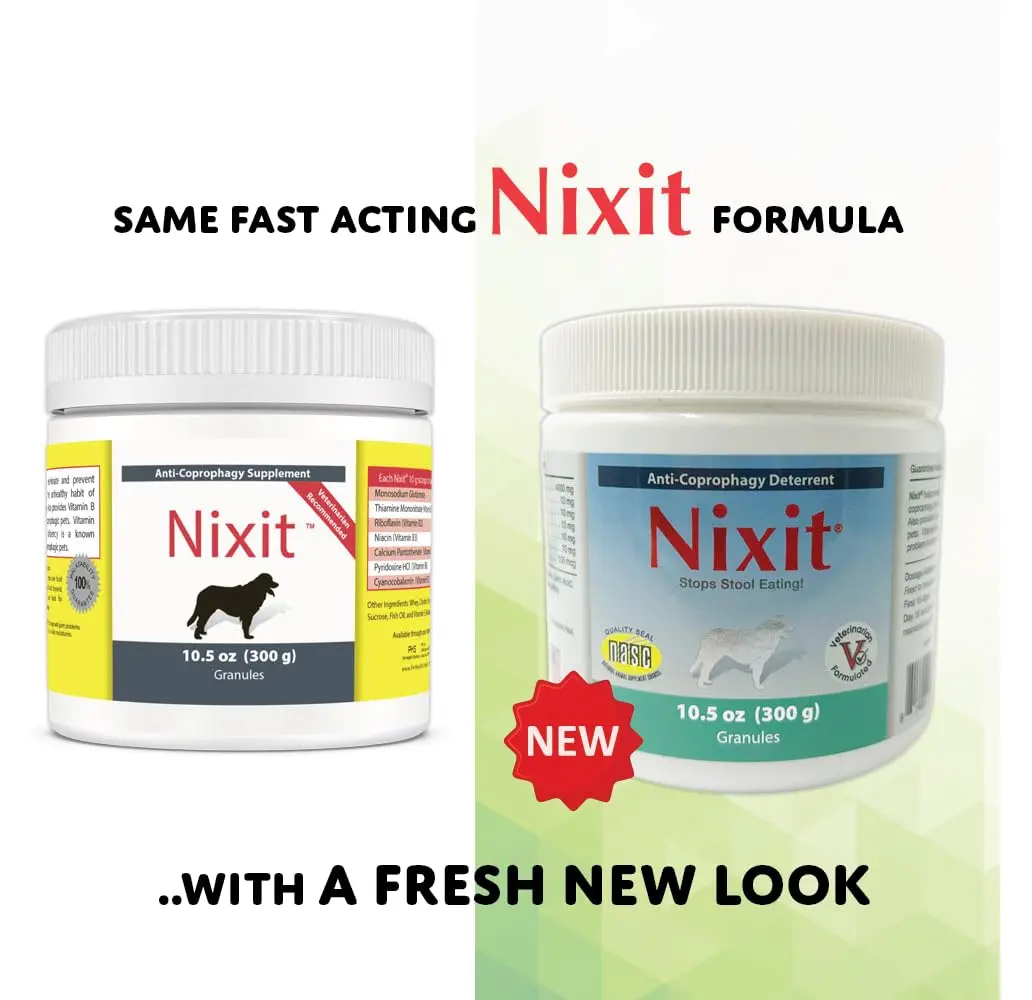 Pet Health Solutions Nixit Anti-Coprophagy Supplement Granules 10.5 oz | Deters Stool Eating with Natural Fish & Chicken Liver Flavors - view 8