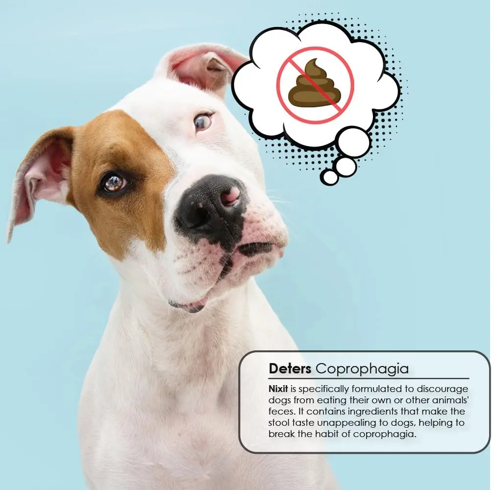 Pet Health Solutions Nixit Anti-Coprophagy Supplement Granules 10.5 oz | Deters Stool Eating with Natural Fish & Chicken Liver Flavors - view 2