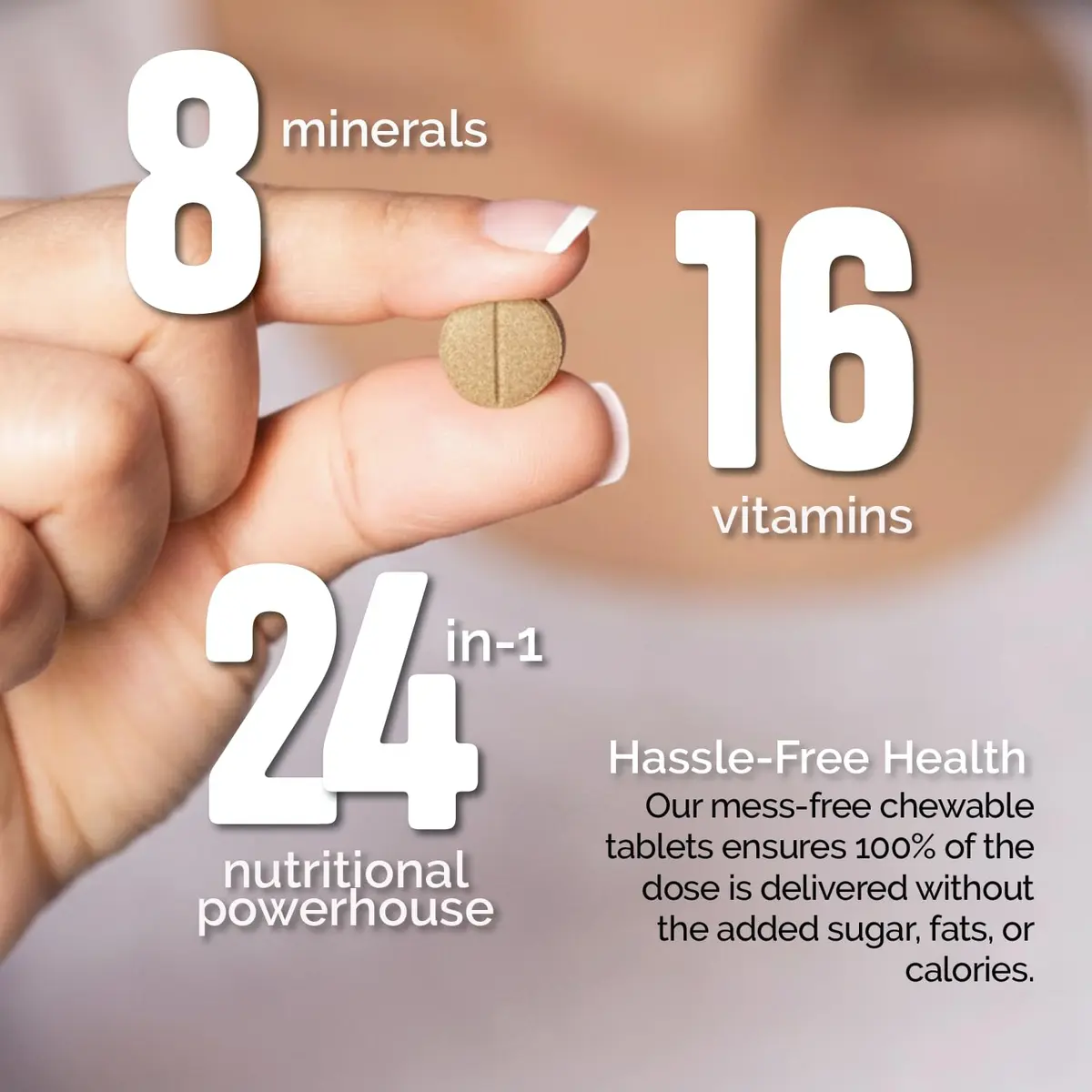 Vita-Tabs Multivitamin & Mineral Supplement for Dogs | Liver Flavored Chewable Tablets for Skin, Coat & Energy, 60 Chews - view 2