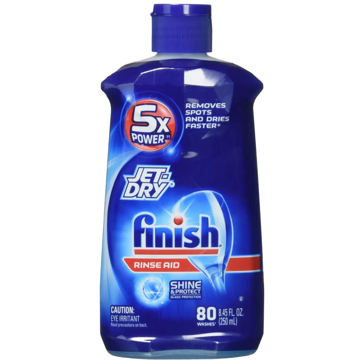 Finish Jet-Dry Rinse Aid Liquid 246ml (8.45 Fl Oz) | Superior Drying & Shine - main product image