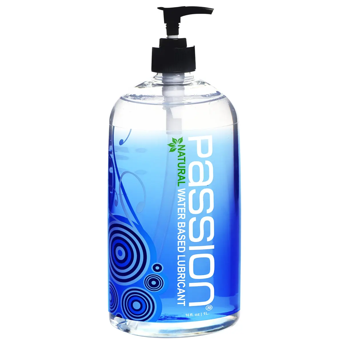 Passion Natural Water-Based Personal Lubricant 16 Fl Oz | Smooth, Non-Sticky, Easy-to-Clean Formula for Comfortable Use - main product image