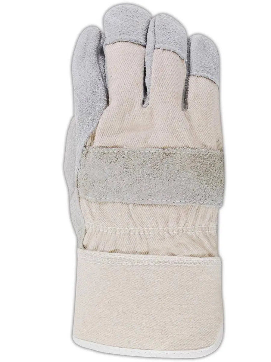 MAGID DuraMaster Leather Glove, Safety Cuff, X-Large (12 Pair), Gray | Abrasion & Tool Handling - view 3