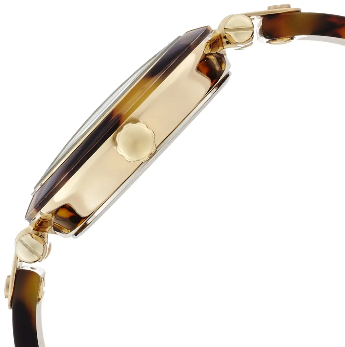Anne Klein Women's Resin Bangle Watch 34mm Gold-Tone Dial Elegant Accessory - view 3