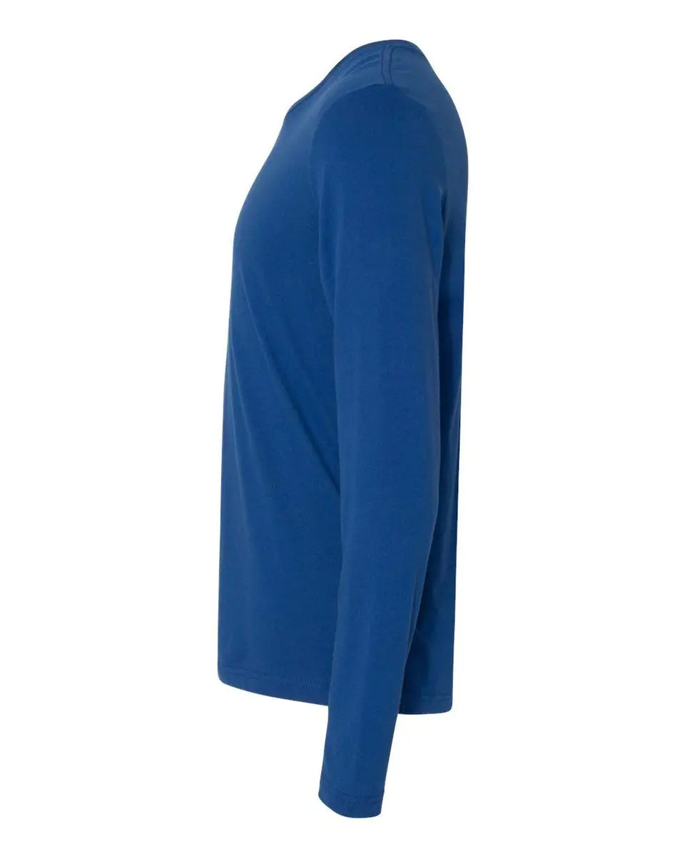 The Next Level Men's Long-Sleeve Poly/Cotton Thermal White S | Support for Indian Climate - view 3