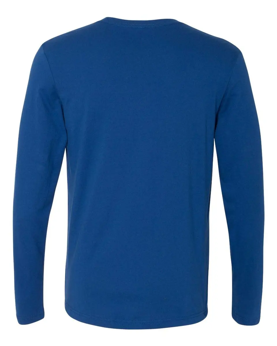 The Next Level Men's Long-Sleeve Poly/Cotton Thermal White S | Support for Indian Climate - view 4