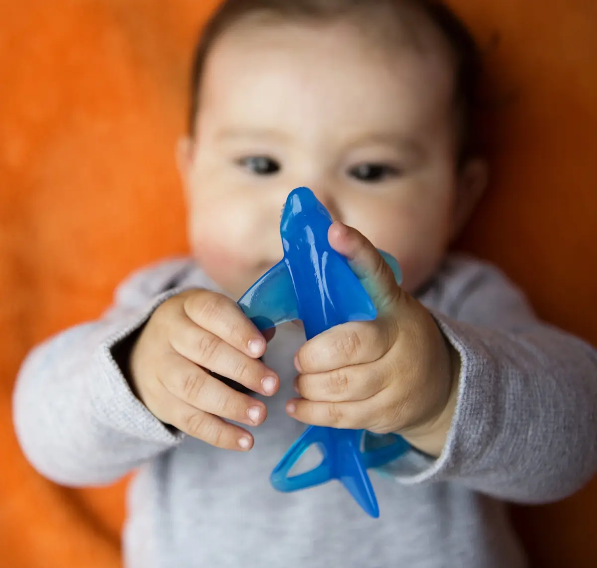 Baby Banana Shark Training Toothbrush 1 Count | Bendable Food-Grade Silicone for Gums & Teeth - view 5