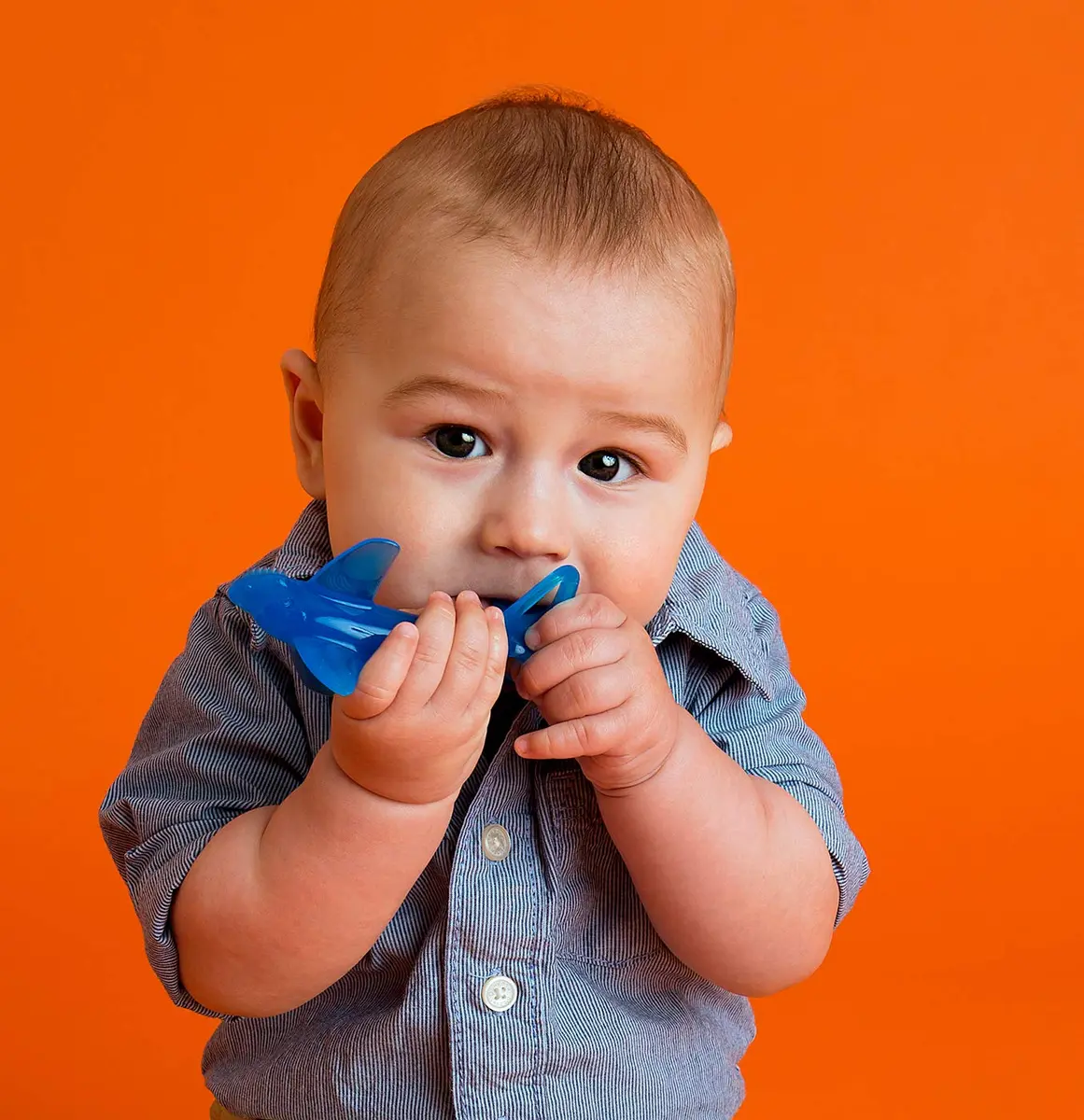 Baby Banana Shark Training Toothbrush 1 Count | Bendable Food-Grade Silicone for Gums & Teeth - view 7