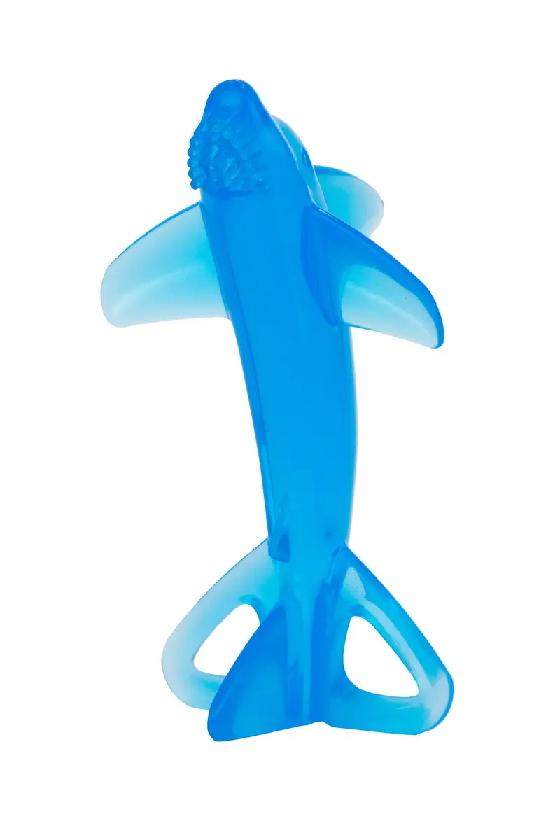 Baby Banana Shark Training Toothbrush 1 Count | Bendable Food-Grade Silicone for Gums & Teeth - view 4