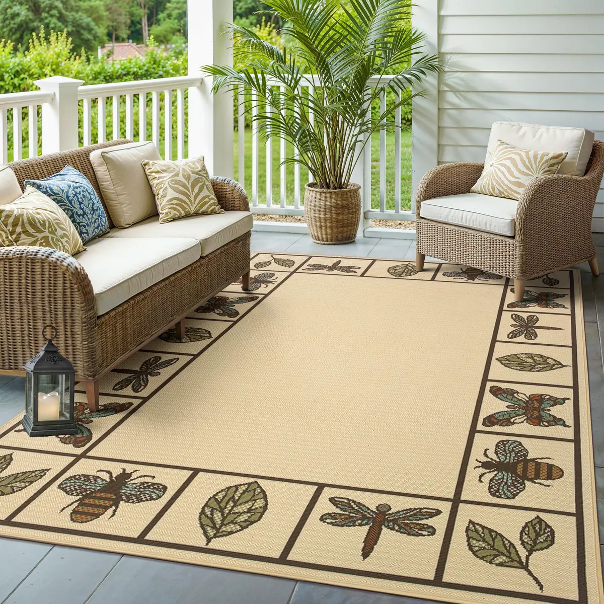 Oriental Weavers Montego 2266W Area Rug 7'10" x 10'10" | Modern Outdoor Style - main product image
