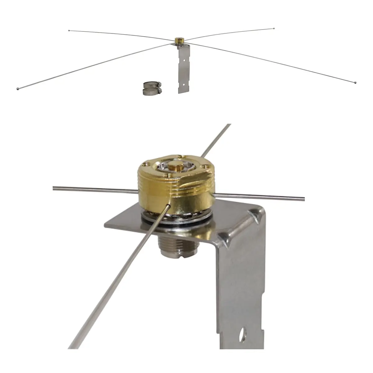Tram ANTENNA Ground Plane Kit | 200W Power, Stainless Steel Radials, Easy Install - main product image