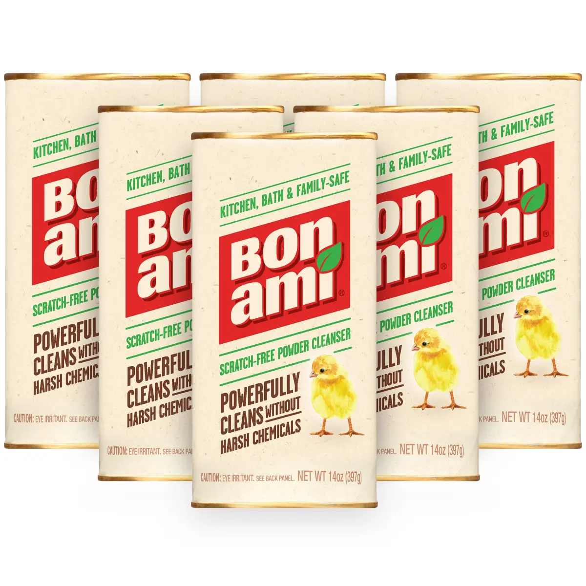 Bon Ami Powder Cleanser 14 oz (397g) | Hypoallergenic, Non-Abrasive, Odor Absorbing - main product image