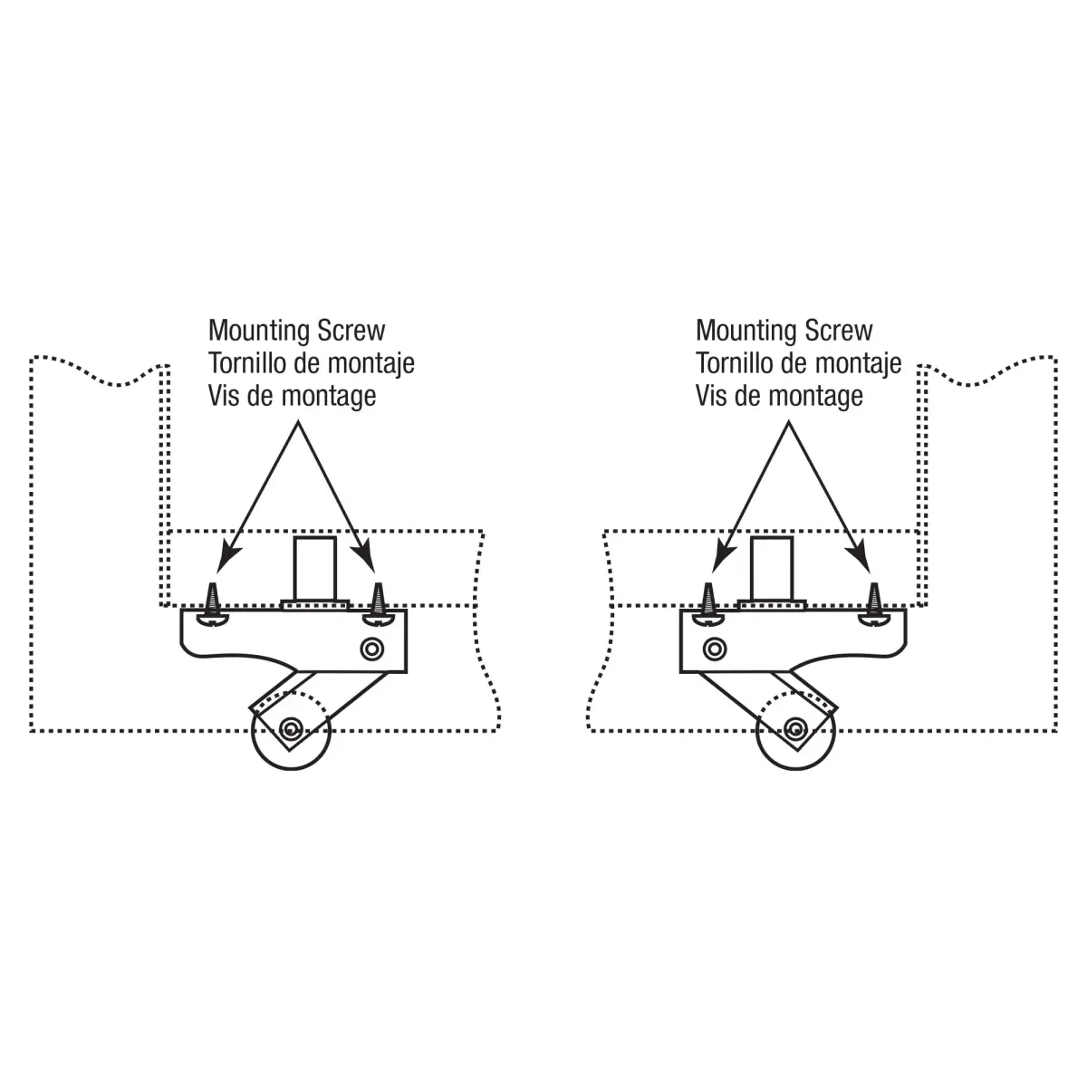 PRIME-LINE B 701 1 Inch Nylon Screen Door Roller, 2 Pack | Spring-Loaded Adjustment for Smooth Operation - view 3