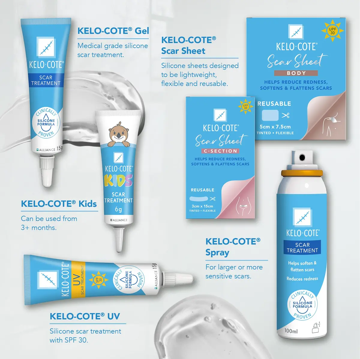 KELO-COTE Silicone Scar Gel 6g | Waterproof, Softens & Flatten Hypertrophic & Keloid Scars - view 7