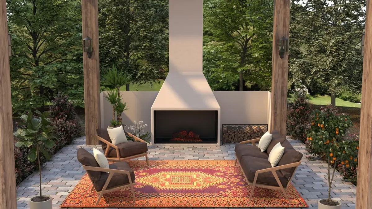 Mad Mats Reversible Outdoor Rug 6' x 9' | Durable UV-Protected Plastic Mat - view 7