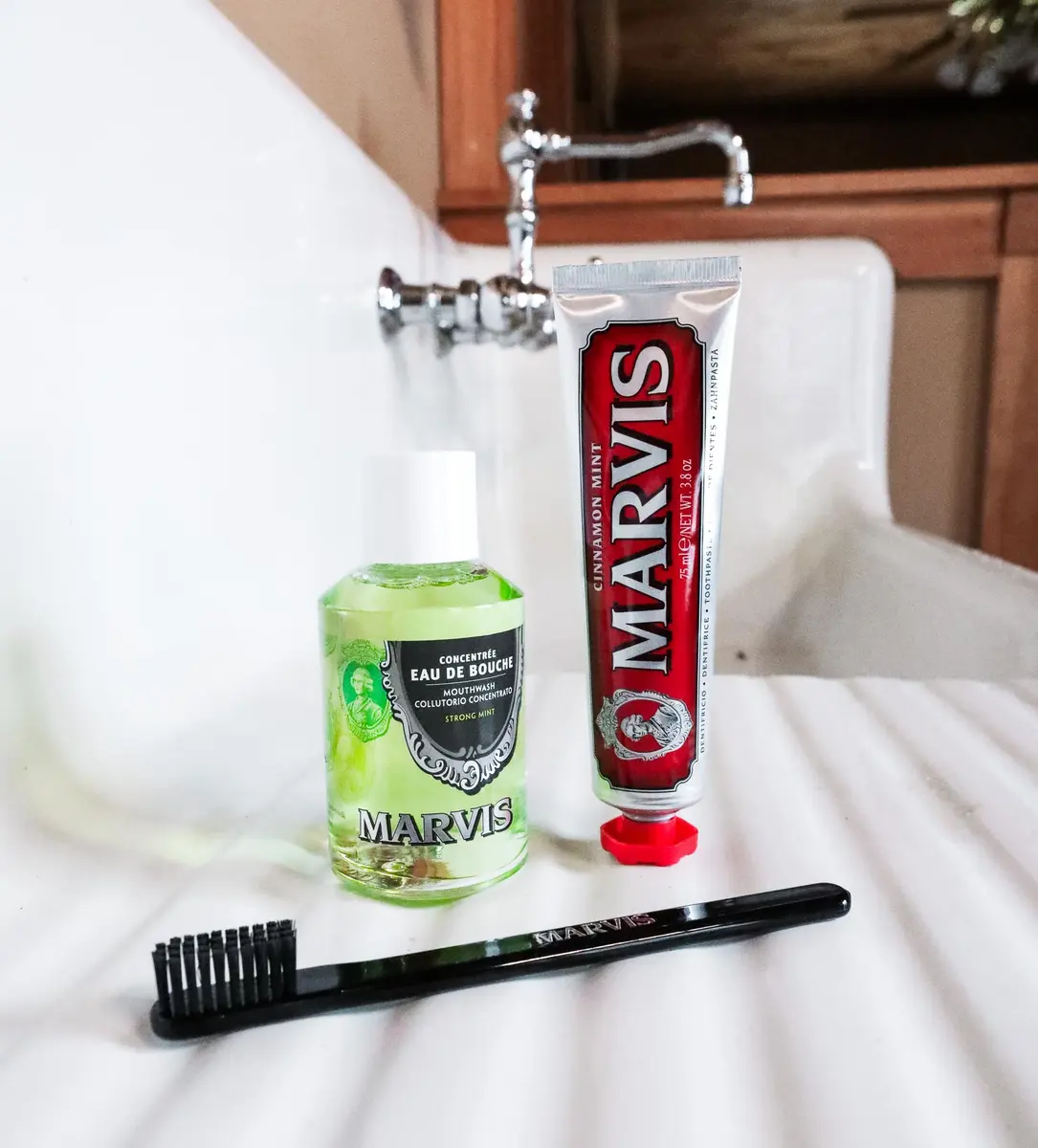 Marvis Cinnamon Mint Toothpaste 75ml (2.2 fl oz) | Made in Italy, Luxury Oral Care - view 7