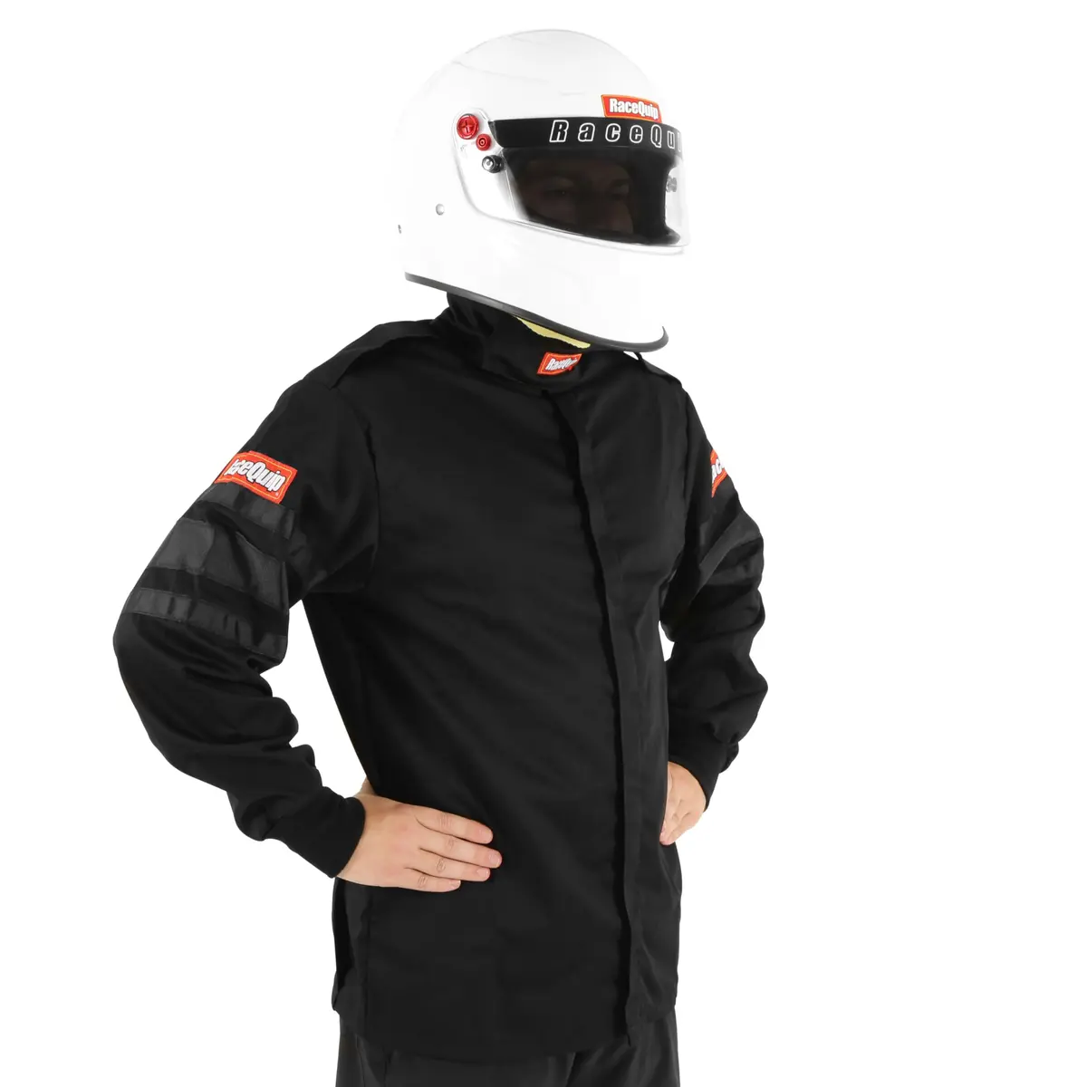 RaceQuip 110 Series Driving Jacket SFI 3.2A/1 Black 5XL | Flame-Resistant, Durable, Stylish - main product image