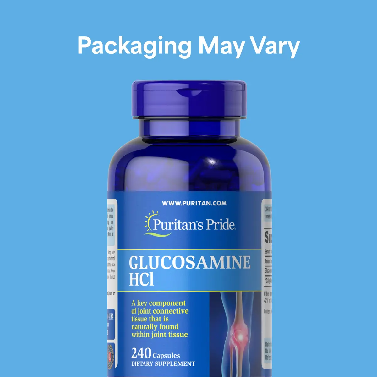 Puritan's Pride Joint Formula Glucosamine HCI 680mg | Supports Cartilage & Joint Health - view 2