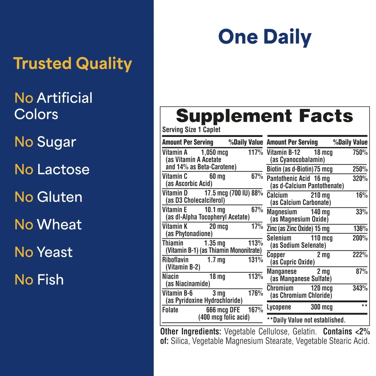 Puritan's Pride One Daily Men's Multivitamin 100 Count (3 Month Supply) | Supports Heart, Immune & Reproductive Health - view 5
