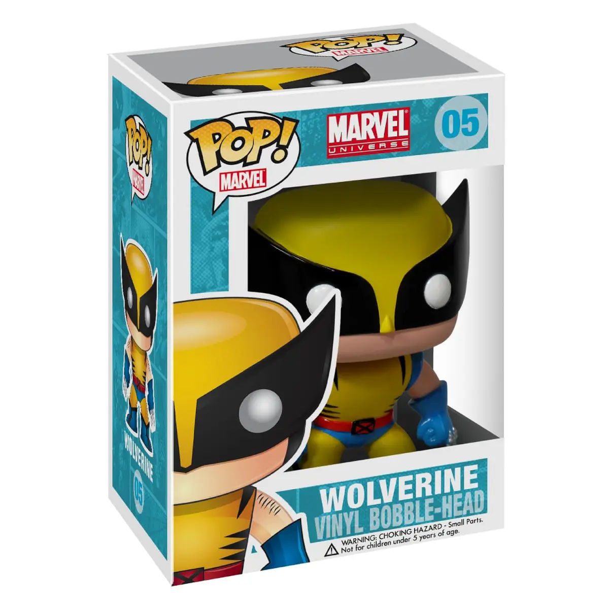 Funko Pop! Marvel: X-Men Wolverine Vinyl Bobble Head | 3 ¾ inch stylized collectible for Marvel fans - main product image